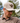 A male model wearing the Highlander Hat outside with greenery & blue sky in the background