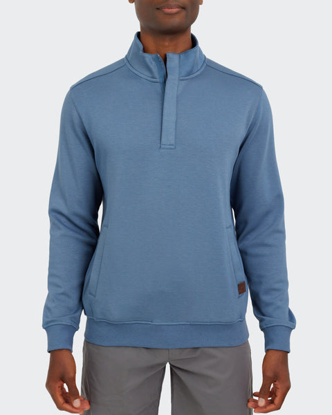 Sunday Men's Quarter Zip - Lake | Waggle Golf Quarter Zip | Fleece