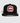 Front of the Lake of the Loon Lodge Trucker Hat in front of a light grey background