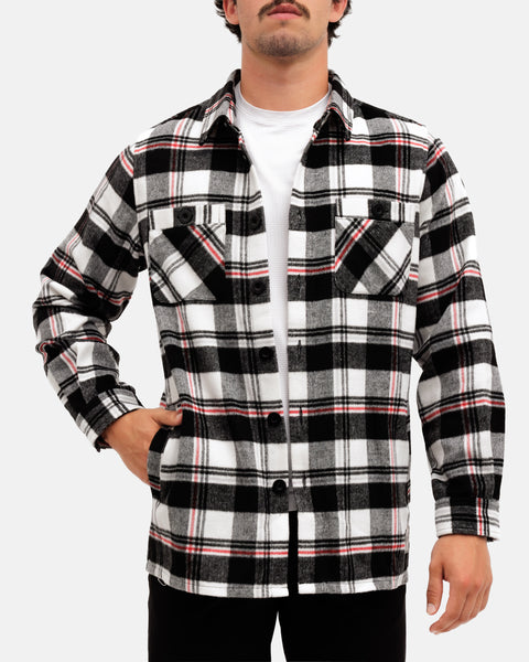 Loon Lake Men's Flannel | Waggle Flannel | Heavyweight Overshirt