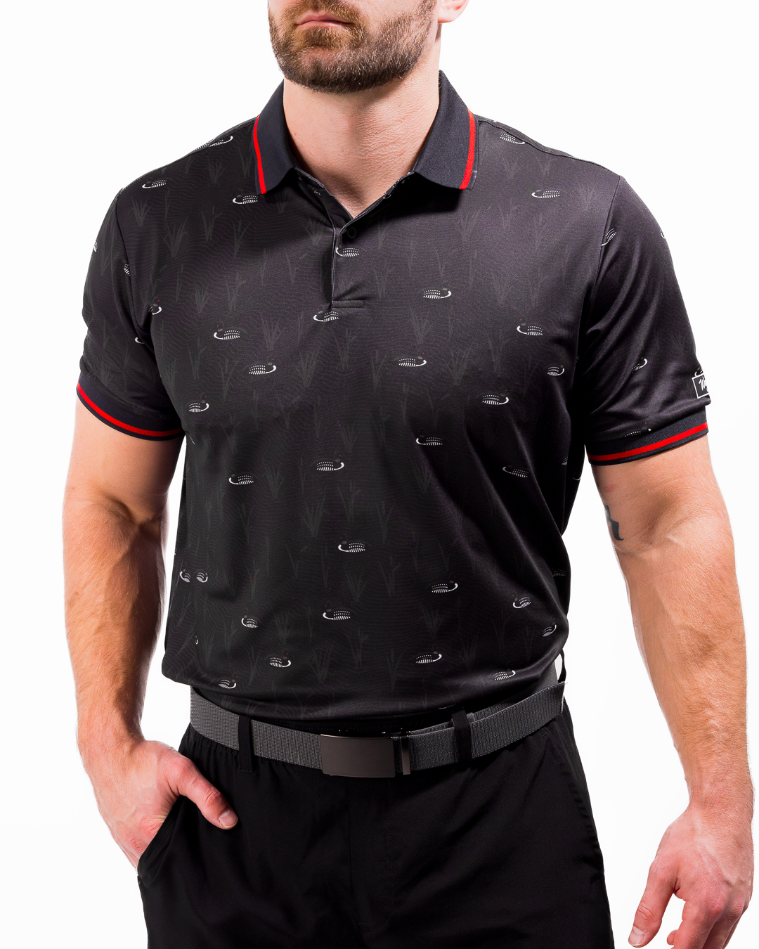 Loon Lake 2.0 Men's Pique Polo | Waggle Golf Polo Loon Lake 2.0 Men's Pique Polo | Waggle Golf Polo