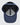 Inside of the Loon Lake Topographic Hat in front of a Light Gray Background.