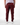 Back of Merlot Greenside Joggers on a Model in front of white background