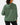 Back of the Moss Waffle Knit Hoodie on a model in front of a light gray background.
