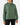 Front of the Moss Waffle Knit Hoodie on a model in front of a light gray background.