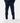Front of the Navy Core Sweatpants on a model in front of a light gray background.