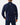 Back of the Navy Endeavor Jacket on a model in front of a light gray background.