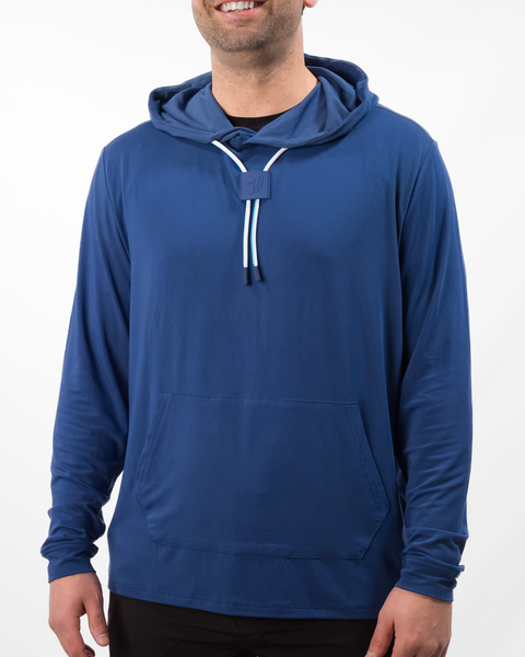 LinksLuxe Hoodie - Navy | Waggle Golf Sweatshirt