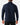 Back of the Navy Sunday Quarter Zip on a model in front of a light gray background.