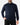 Front of the Navy Sunday Quarter Zip on a model in front of a light gray background.