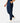Front of the Navy Greenside Cargo Joggers on a model in front of a light gray background.