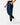 Front of the Navy Greenside Cargo Joggers on a model in front of a light gray background.