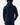 Back of the Navy Core Hoodie on a model in front of a light gray background.