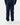 Back of the Navy Core Sweatpants on a model in front of a light gray background.