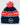 Front of the Next Goal Wins Pom Beanie in front of a light gray background.