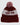Back of the OOF-DA Pom beanie in front of a light gray background
