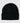 Back of the Clubhouse Beanie laying on a light gray background.