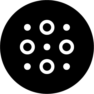 Black Icon Representing Perforated Panels