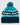 Back of the Rink Rat Pom Beanie in front of a light gray background.