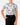 Front of the Rough Rider Polo tucked in on a model in front of a light gray background.