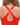 Close up on the crossover on the back of the Scarlet Crossover tank on a Model in front of a white background