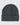 Back of the Clubhouse Beanie laying on a light gray background.