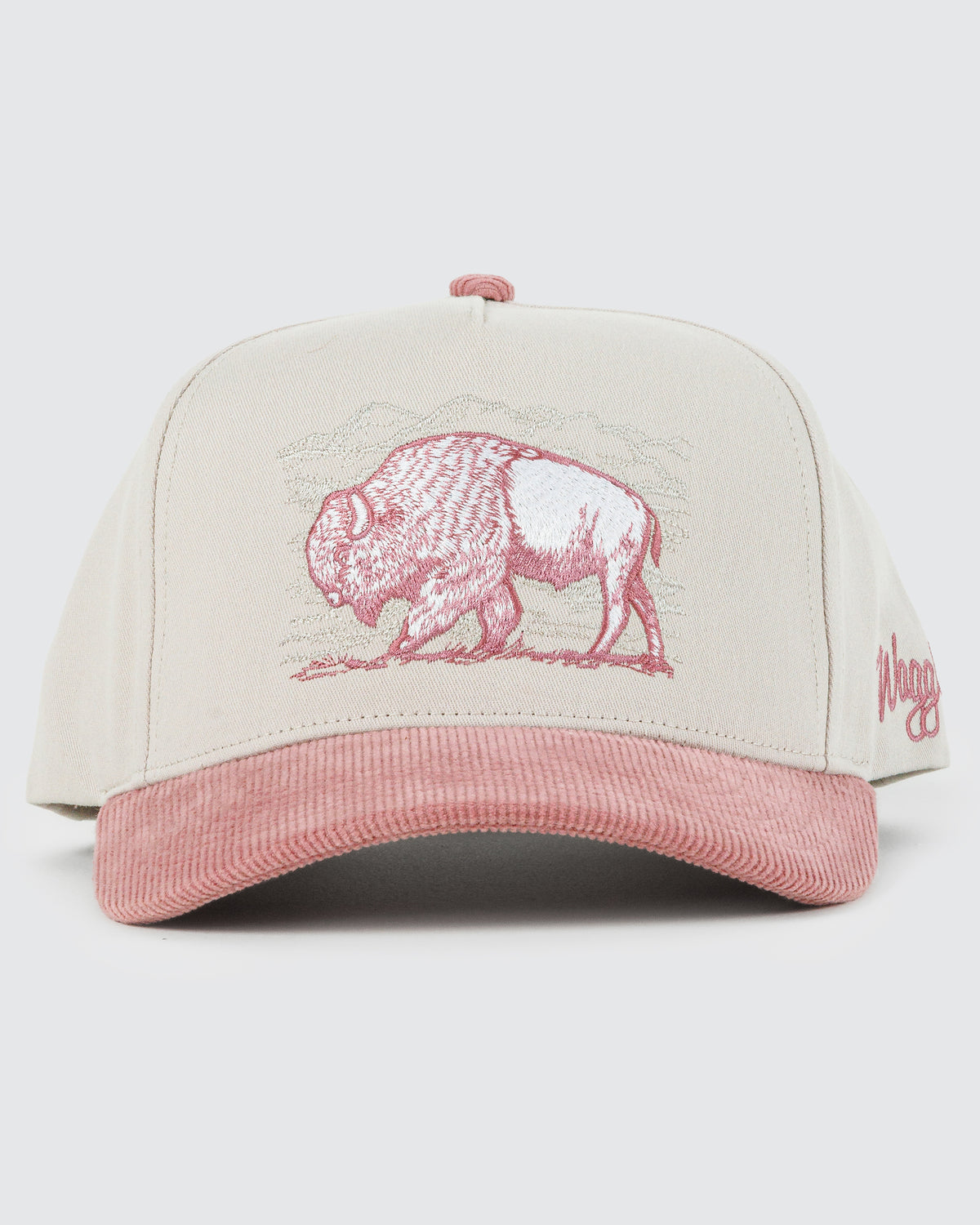 Stampede Corduroy Brim Hat | Waggle Golf Hat | Bison Snapback display picture 2