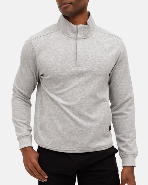 Sunday Men's Quarter Zip - Stone | Waggle Golf Quarter Zip