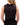 Back of the Sunday Scramble Women's Sleeveless polo on a model in front of a white background