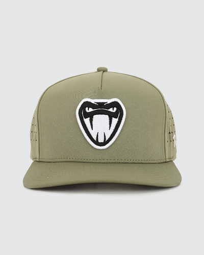 Waggle Golf | Land of 10,000 Rinks Minnesota Hockey Hat | Performance Golf Snapback, White