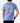 Back of the Waggle Acres Petting Zoo T-Shirt on a model in front of a light gray background.