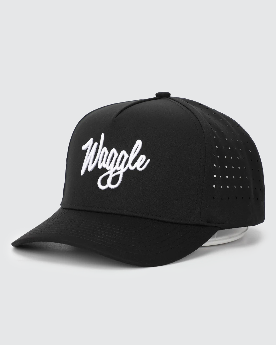 Waggle Men's Logo Golf Hat, Black