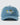 Front of the Waggle Waltz Denim Hat in front of a light gray background.