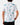 Untucked Back of the Water Hazard Polo on a model in front of a light gray background.